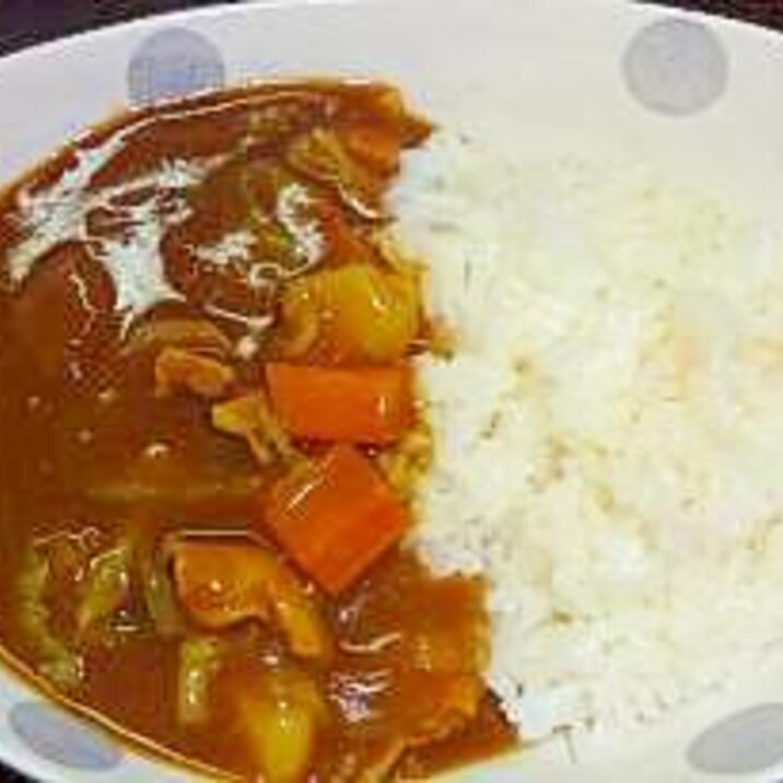 春キャベツで野菜たっぷりカレーライス